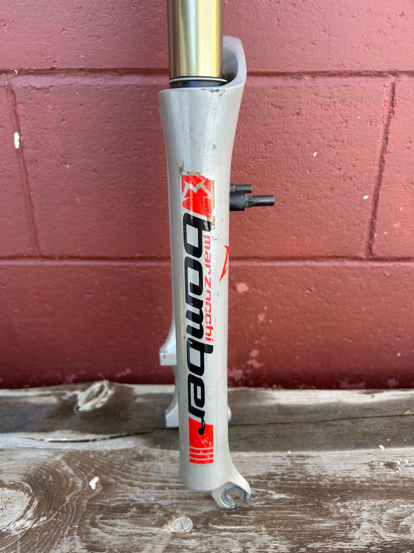 Marzocchi Bomber MX Comp 26" 1 Inch Threadless Rim Or Disc Brake Suspension Fork