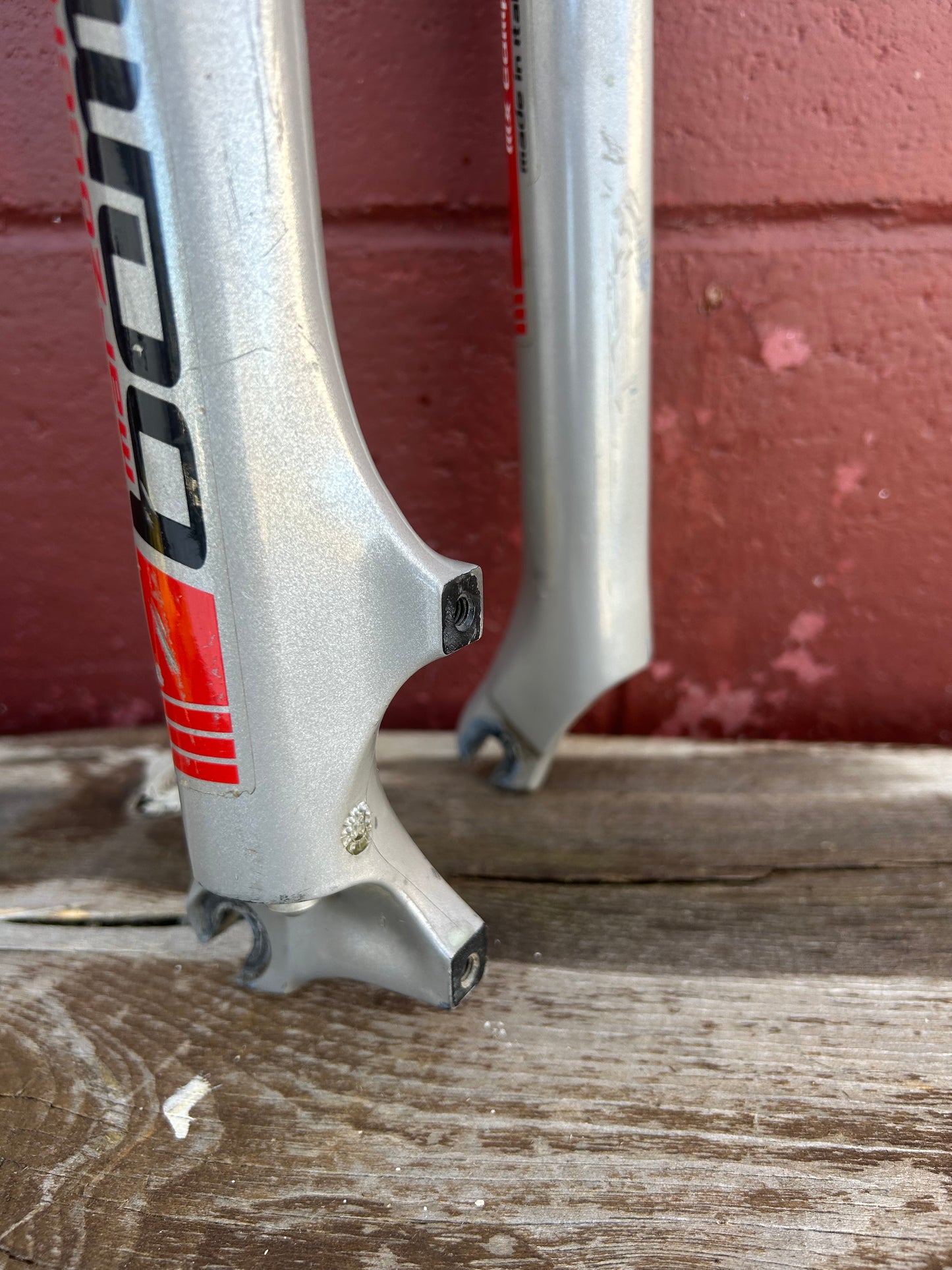 Marzocchi Bomber MX Comp 26" 1 Inch Threadless Rim Or Disc Brake Suspension Fork