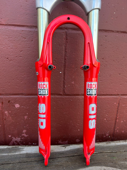 Rock Shox SID Race Dual Air Red 26 Inch 1 1/8 Threadless Suspesion Fork