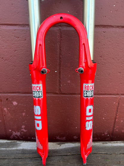 Rock Shox SID SL Dual Air Red 26 Inch 1 1/8 Threadless Suspesion Fork