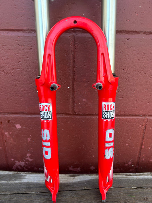 Rock Shox SID SL Dual Air Red 26 Inch 1 1/8 Threadless Suspesion Fork