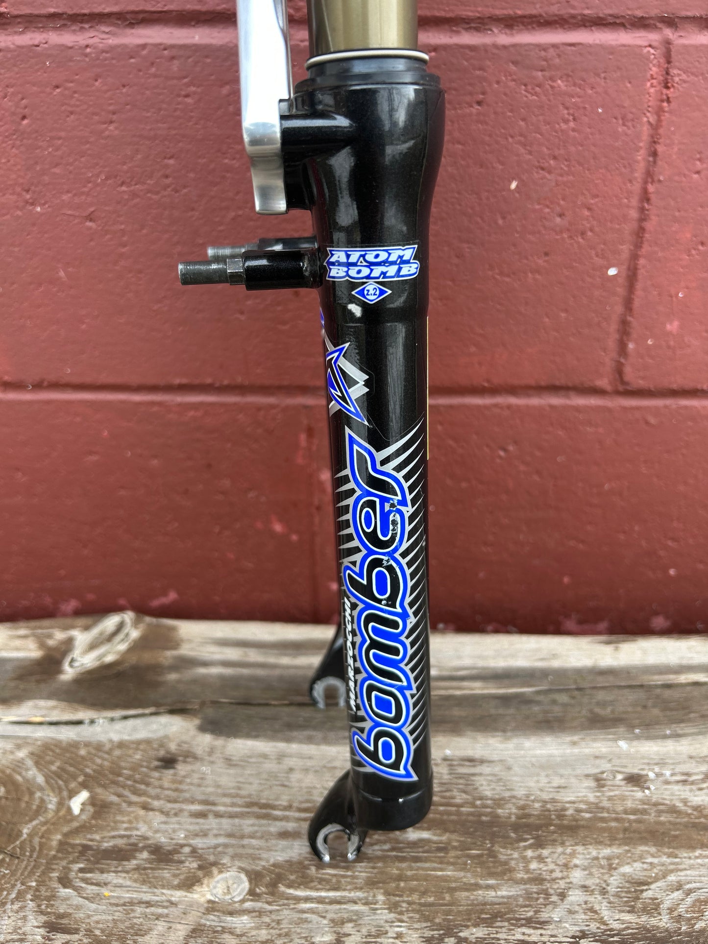 Marzocchi Bomber Atom Bomb Z.2 26" Black 1 Inch Threadless Suspension Fork