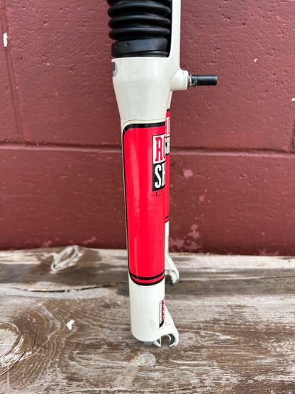 Rock Shox Judy XC White/Red 26" 1 1/8 Threadless Suspension Fork