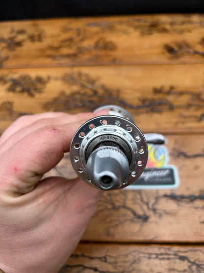 Shimano 600 Tri Color HB-6400 32 Hole Front Hub With Skewer