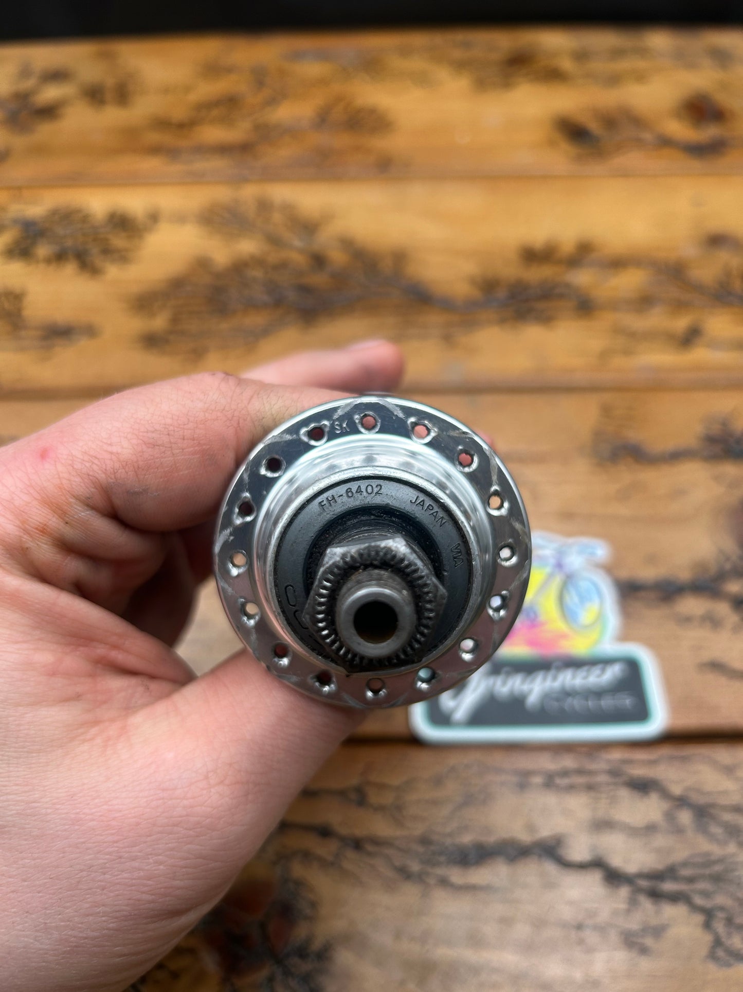 Shimano 600 Tri Color FH-6402 32 Hole Rear Hub