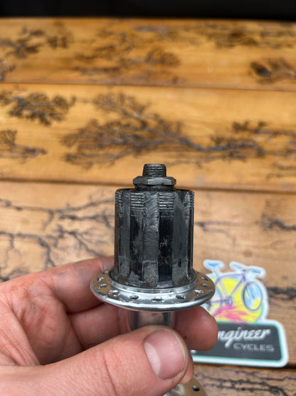 Shimano 600 Tri Color FH-6402 32 Hole Rear Hub