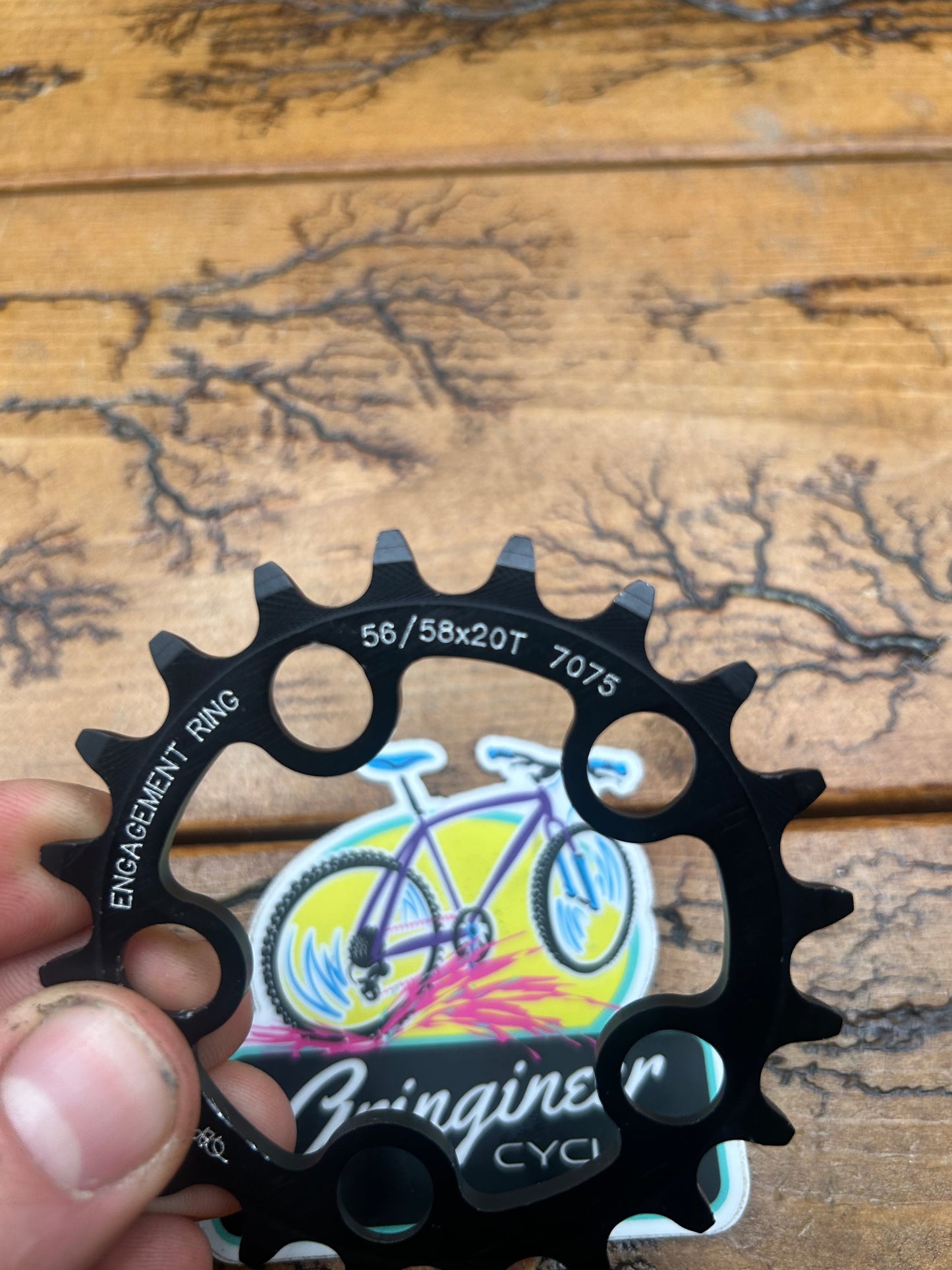 QBP Engagement Ring 20 Tooth 56/58 BCD Chainring NOS