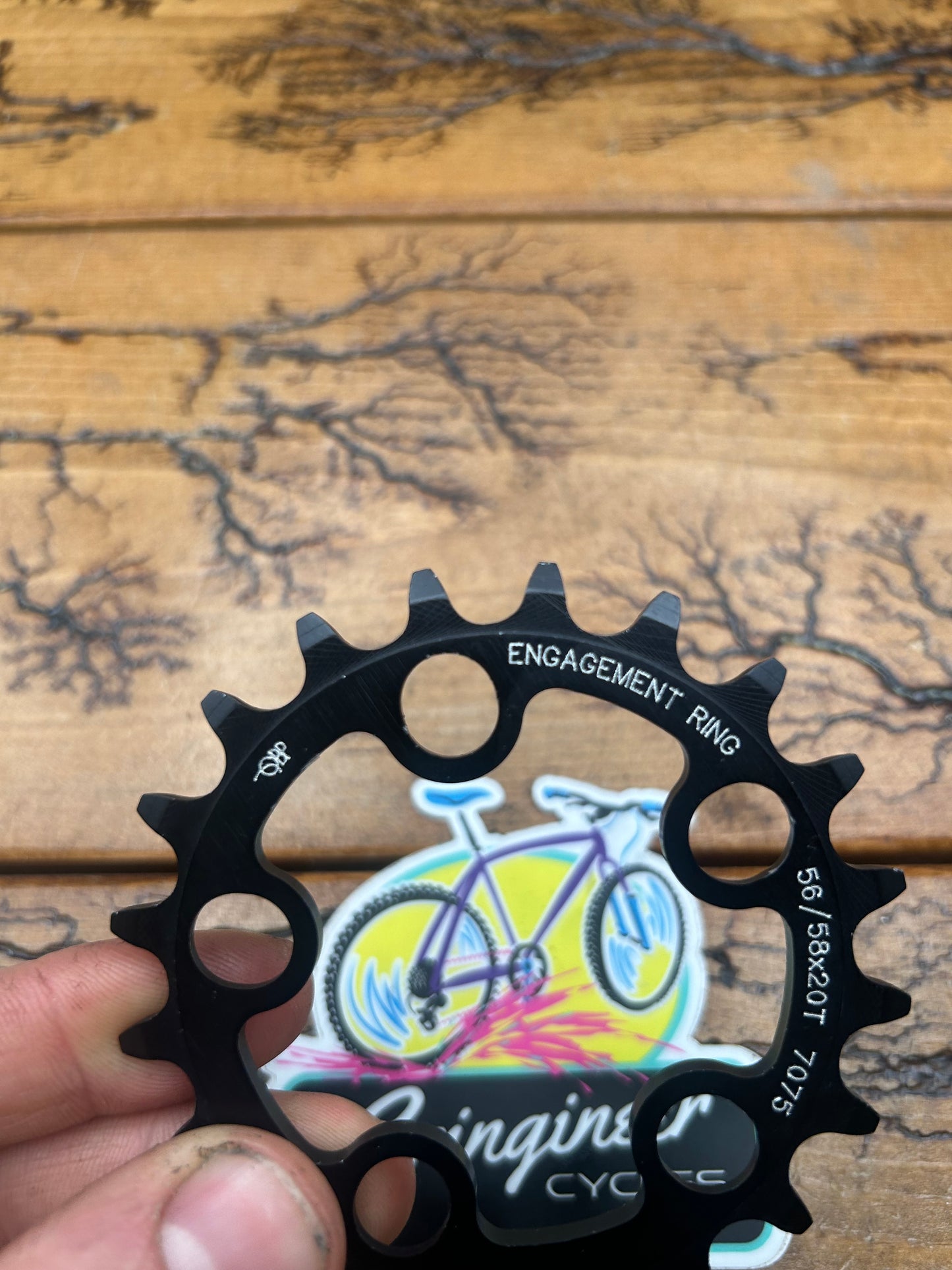 QBP Engagement Ring 20 Tooth 56/58 BCD Chainring NOS