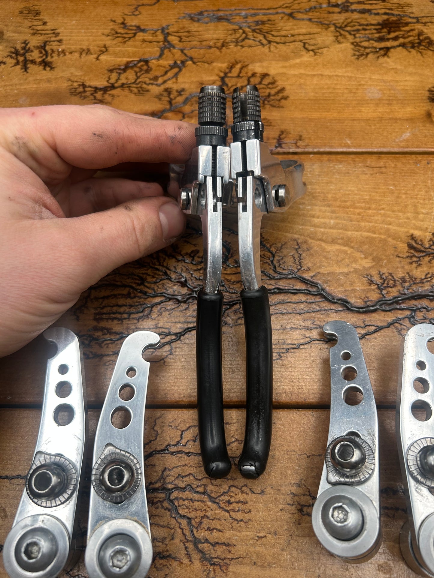 Grafton Re-Entry Brake Levers and Speed Controller Silver Brake Set
