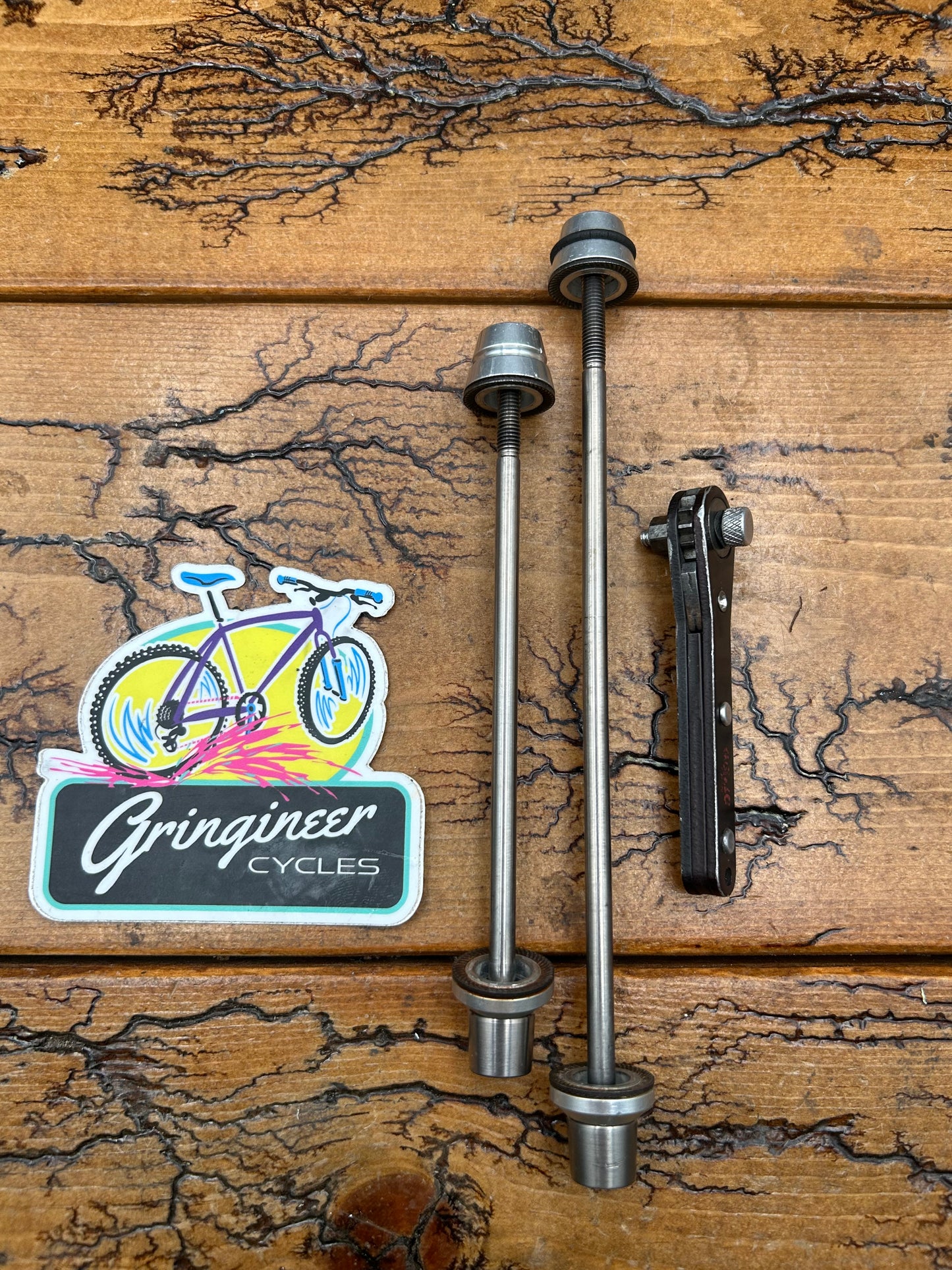 Gonzo Titanium Quick Release Skewers