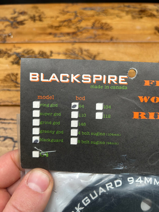 Blackspire Blackguard 94 BCD Bash Guard NOS