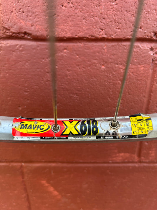 Mavic X618 Shimano Deore XT M752 26" Wheelset