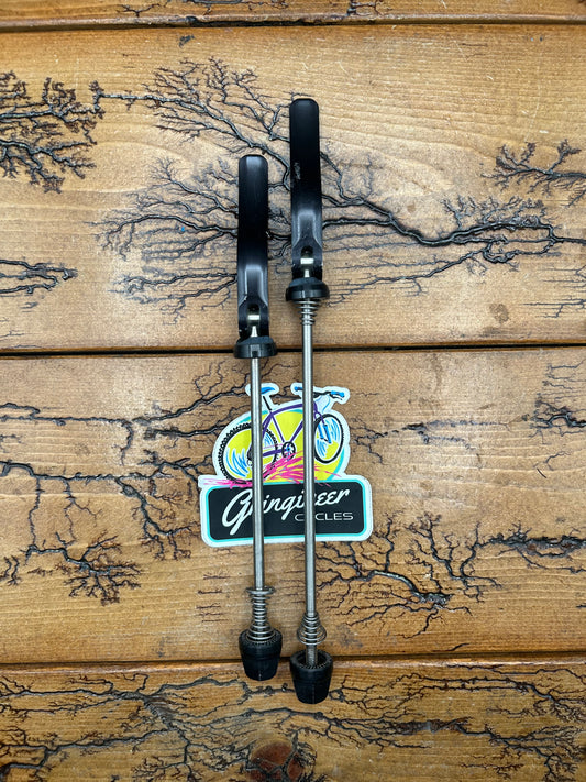 Salsa Black No Logo Titanium Quick Release Skewer Set