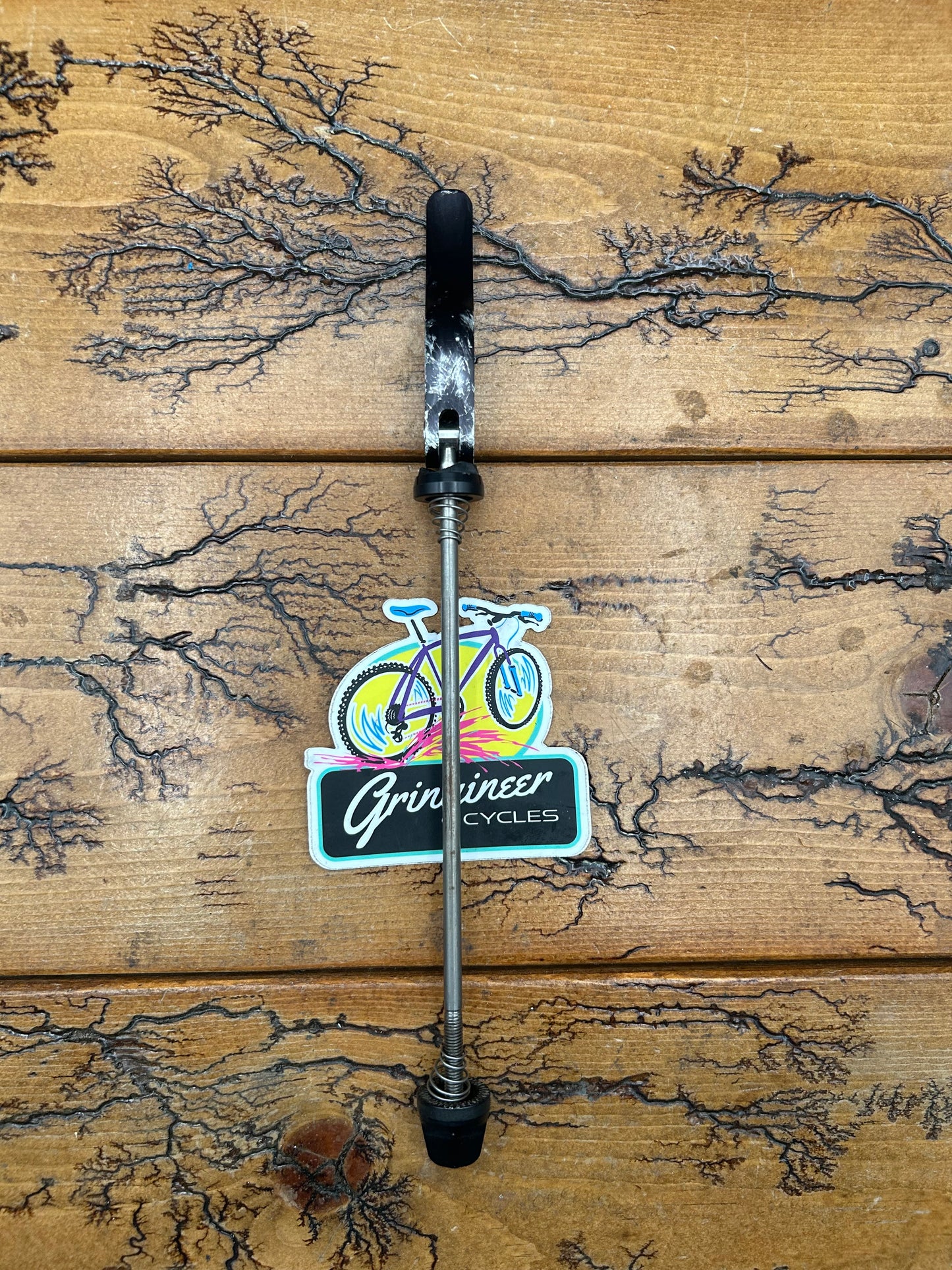 Salsa Black No Logo Titanium Rear Quick Release Skewer