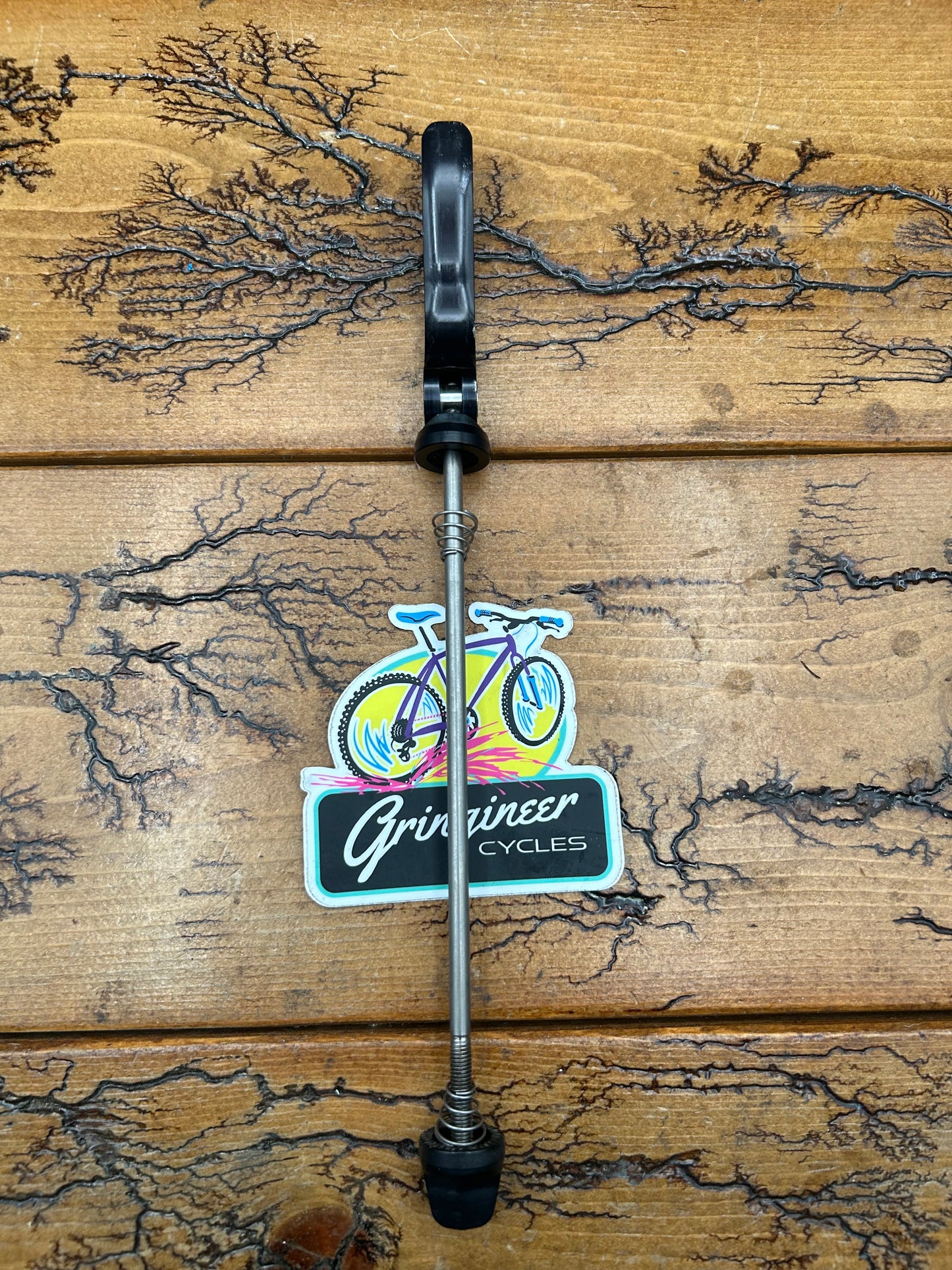 Salsa Black No Logo Titanium Rear Quick Release Skewer