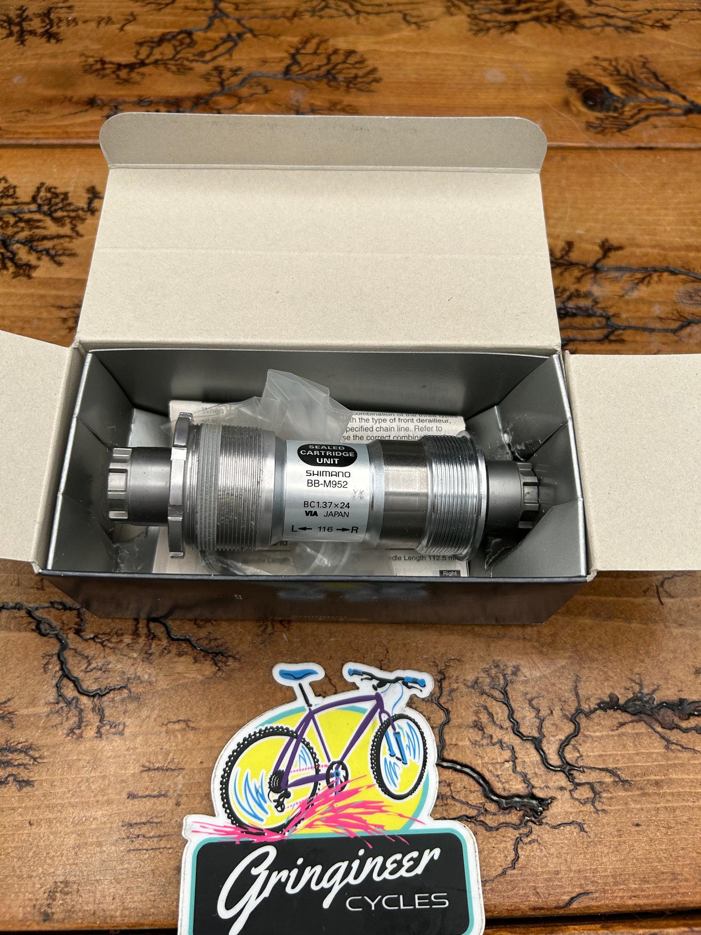 Shimano XTR BB-M952 116mm Octalink V1 Bottom Bracket NOS