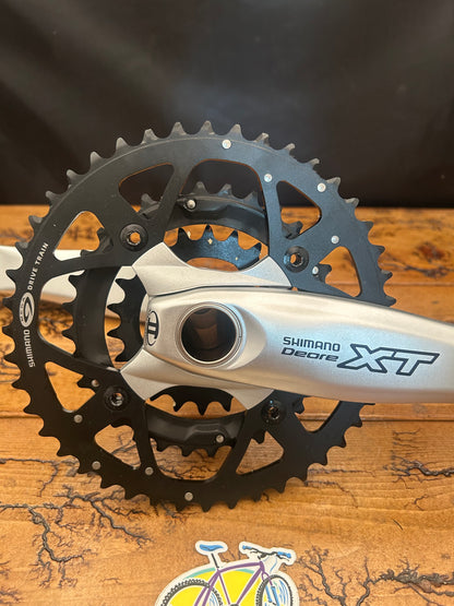 Shimano Deore XT FC-M760 44/32/22 170mm Crankset With Bottom Bracket NOS