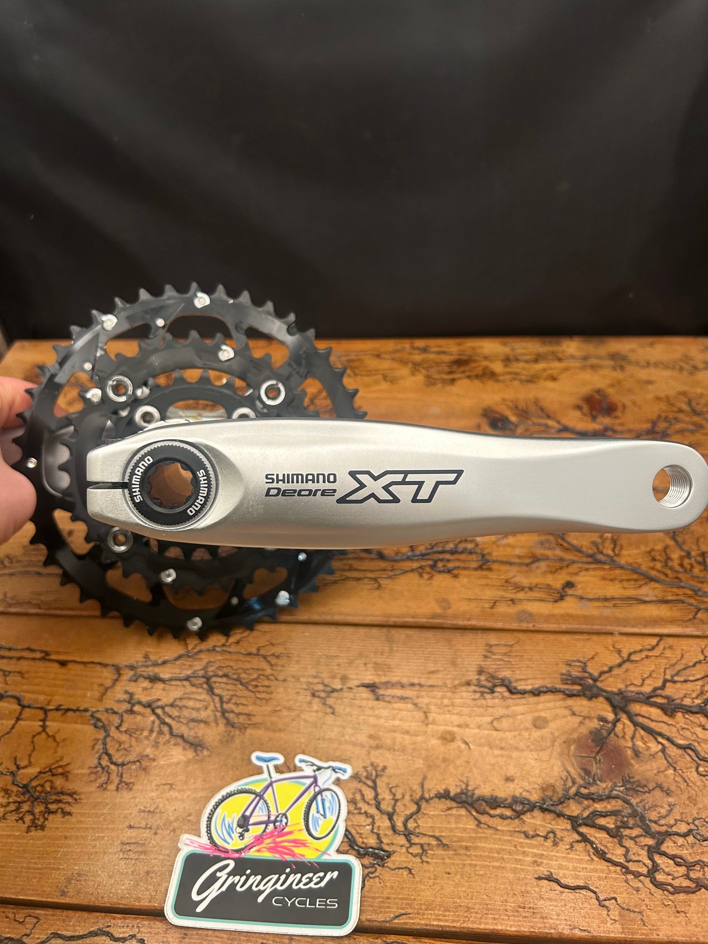 Shimano Deore XT FC-M760 44/32/22 170mm Crankset With Bottom Bracket NOS