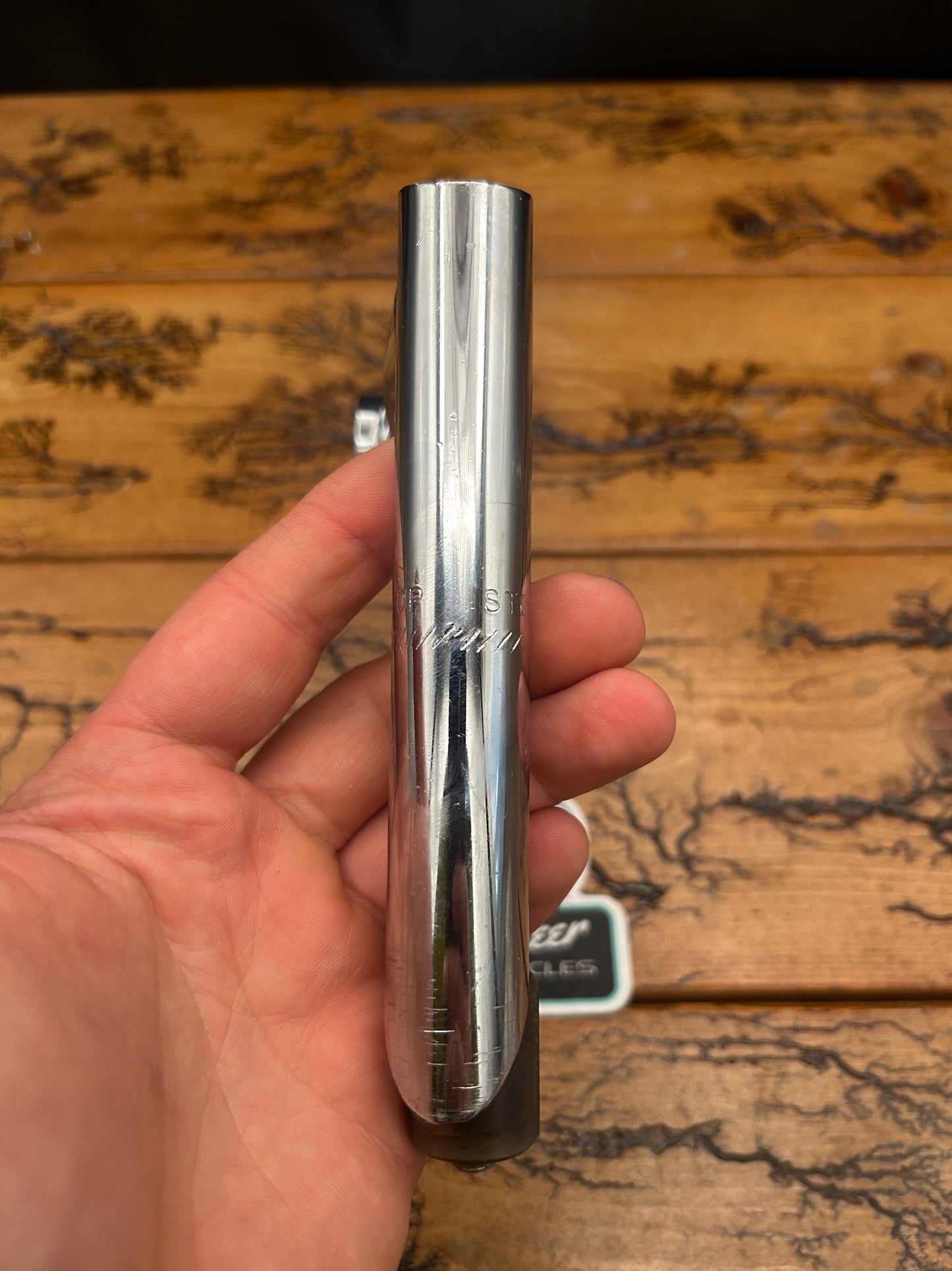 ITM Bianchi 90mm 1 Inch Chrome Quill Stem