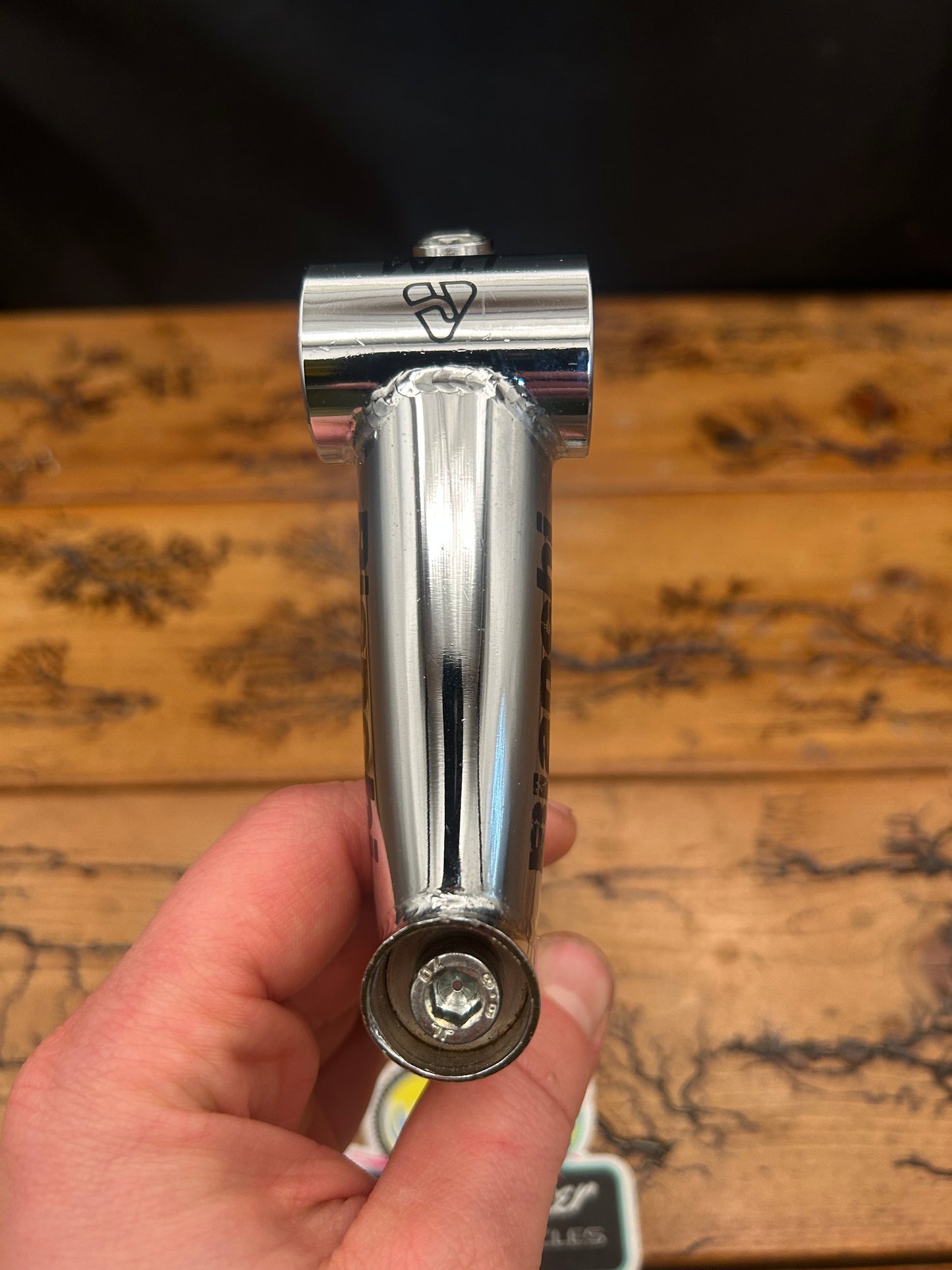 ITM Bianchi 90mm 1 Inch Chrome Quill Stem