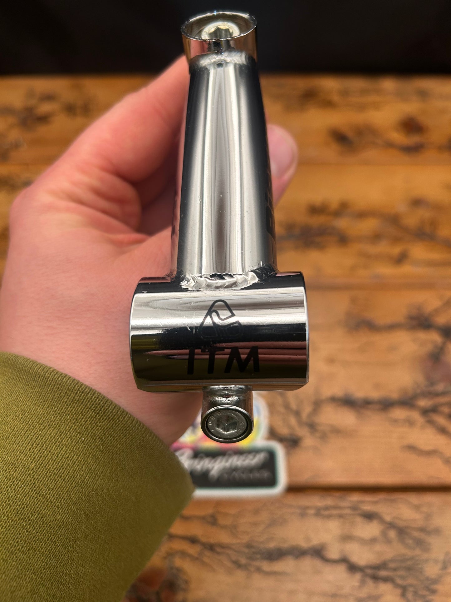 ITM Bianchi 90mm 1 Inch Chrome Quill Stem