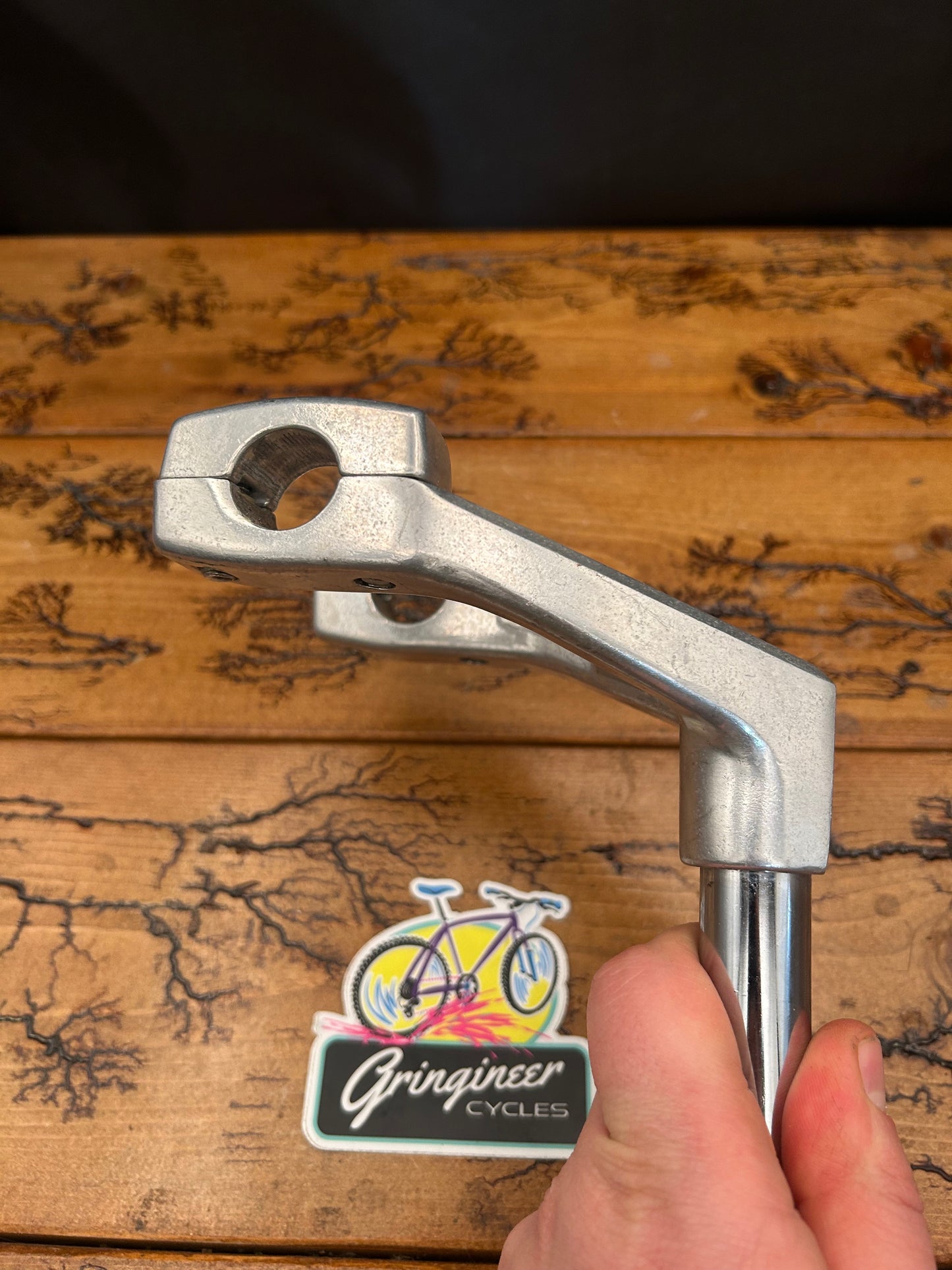 SR Slingshot MTS-100 Silver 1 Inch Quill Stem