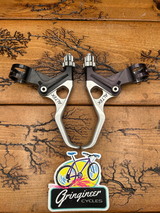 Altek Black and Silver CNC'D Brake Levers