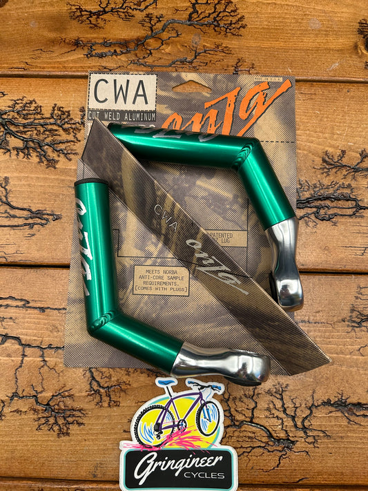 Onza CWA Green Anodized Bar Ends NOS