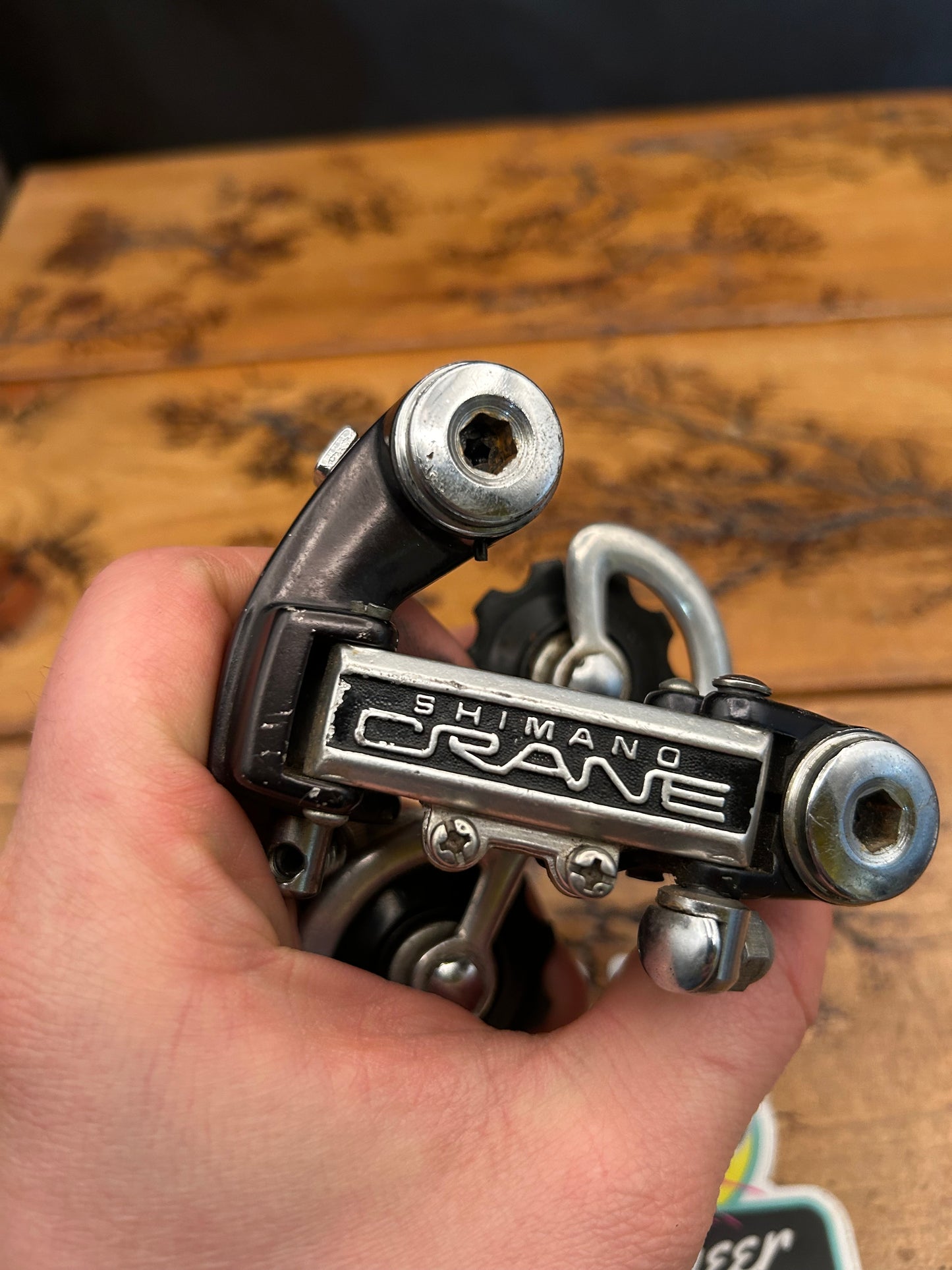 Shimano Crane Black Edition DB-100 Rear Derailleur