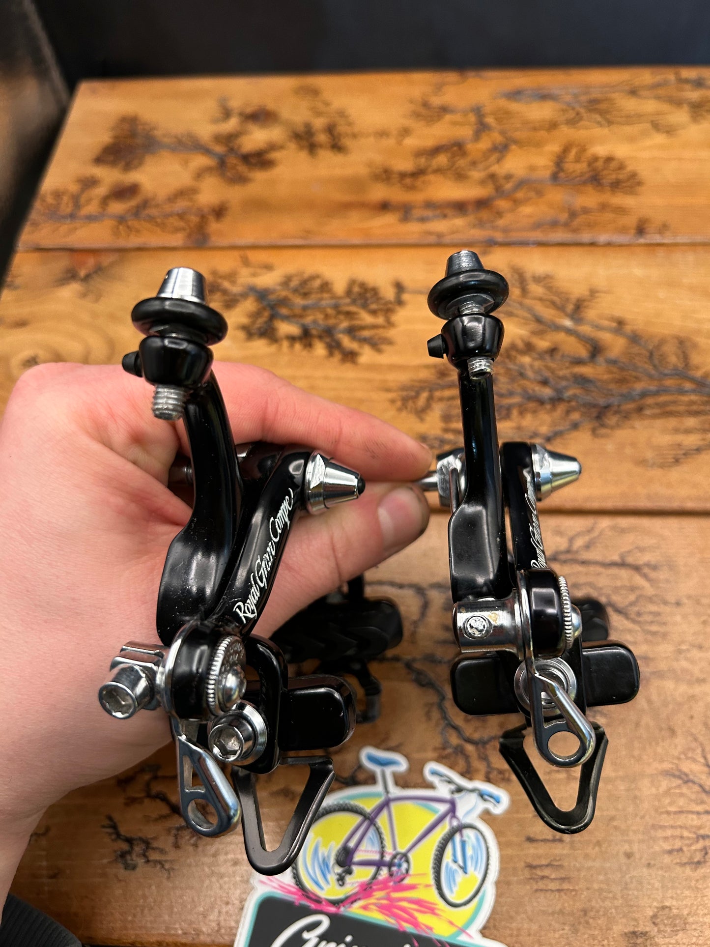 Dia Compe Royal Gran Compe 400 Black Brake Set NOS