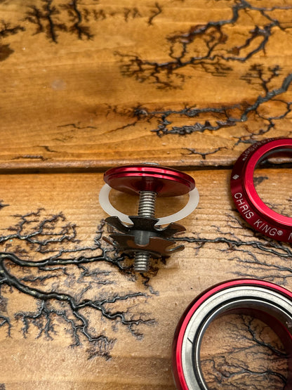 Chris King Nothreadset Red 1 1/8 Inch Threadless Headset