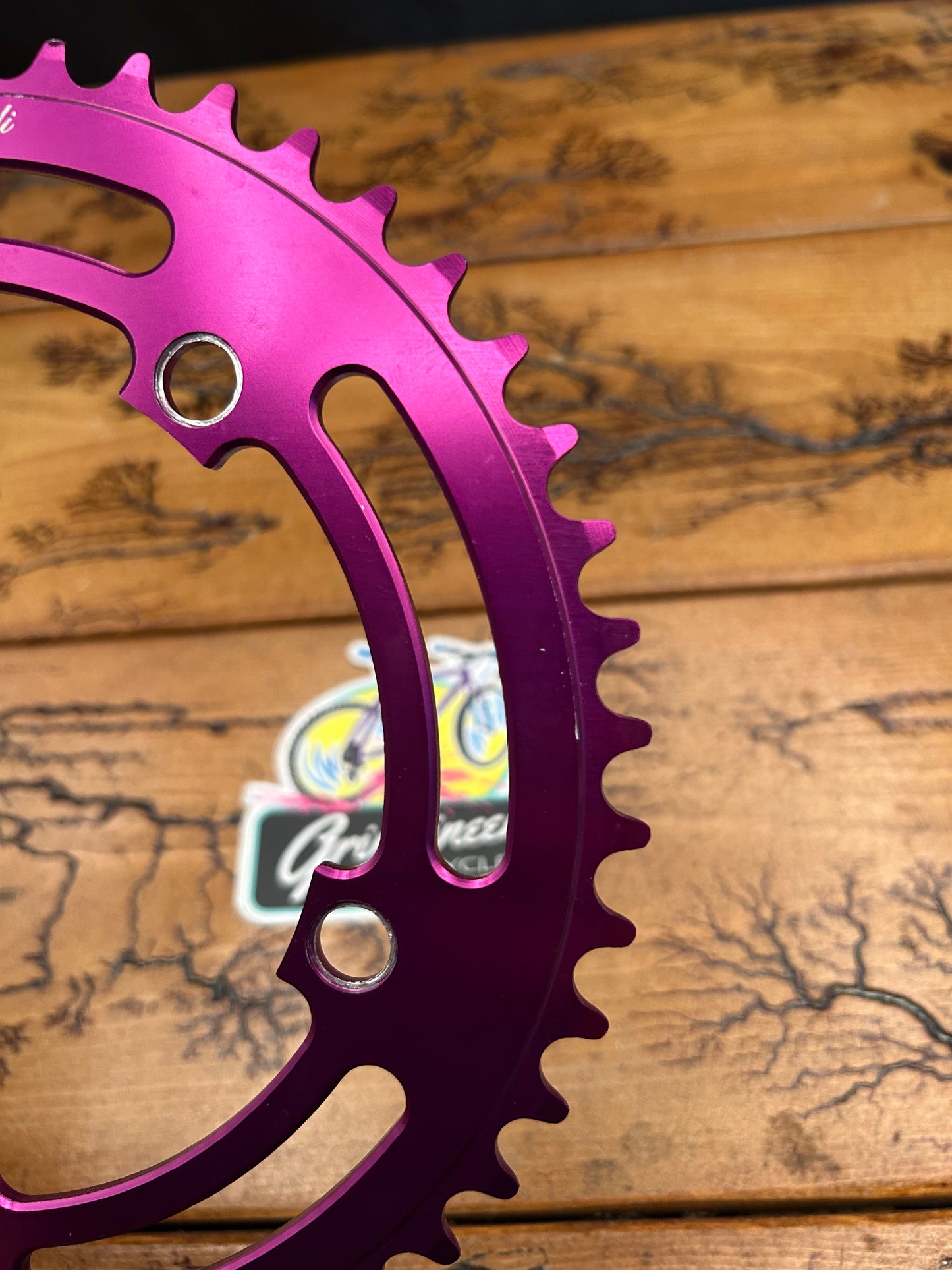 FSA F Gimondi 48 Tooth 130 BCD Purple Anodized Chainring