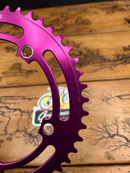 FSA F Gimondi 48 Tooth 130 BCD Purple Anodized Chainring