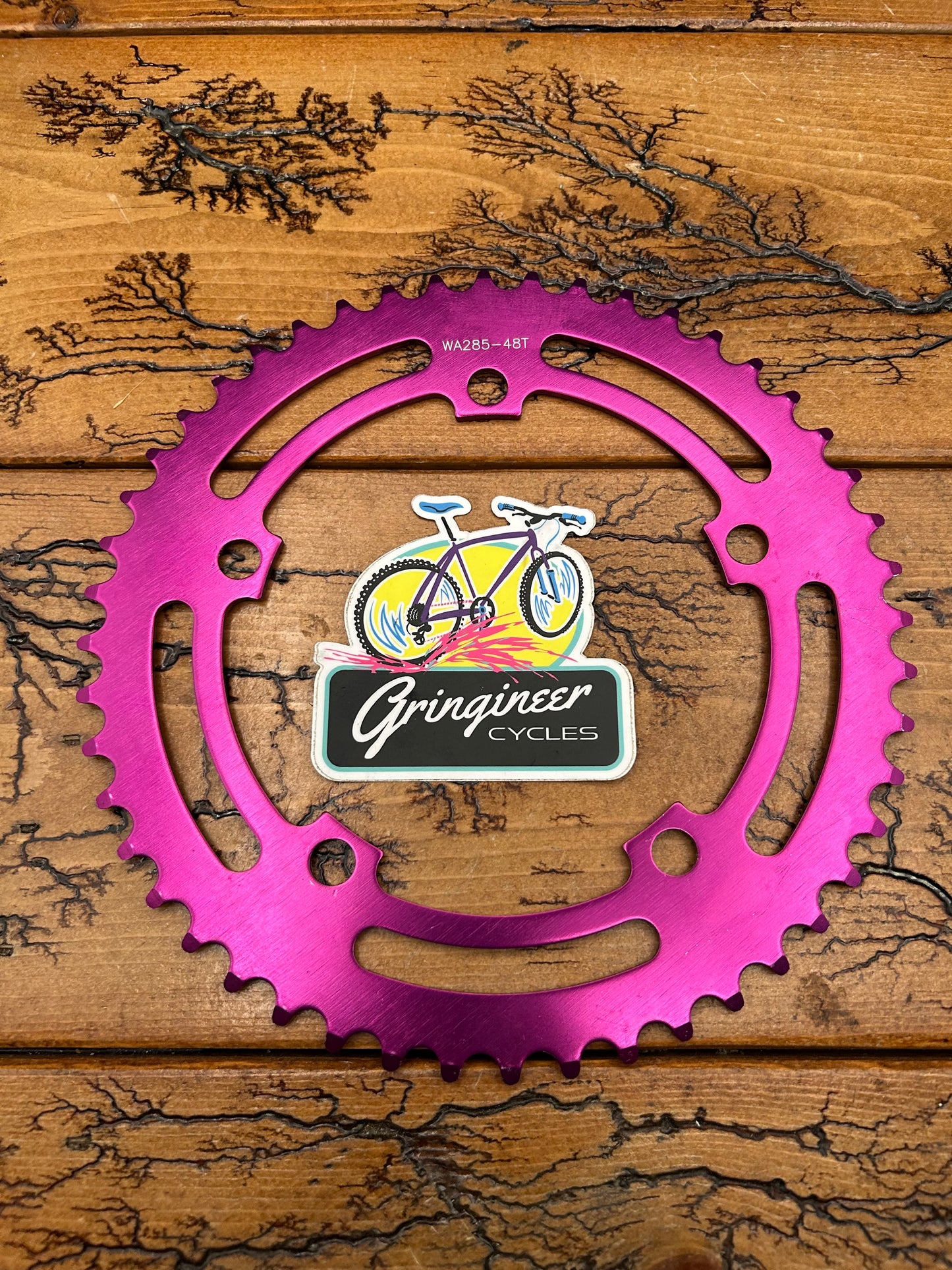 FSA F Gimondi 48 Tooth 130 BCD Purple Anodized Chainring