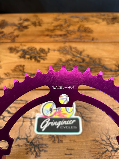 FSA F Gimondi 48 Tooth 130 BCD Purple Anodized Chainring