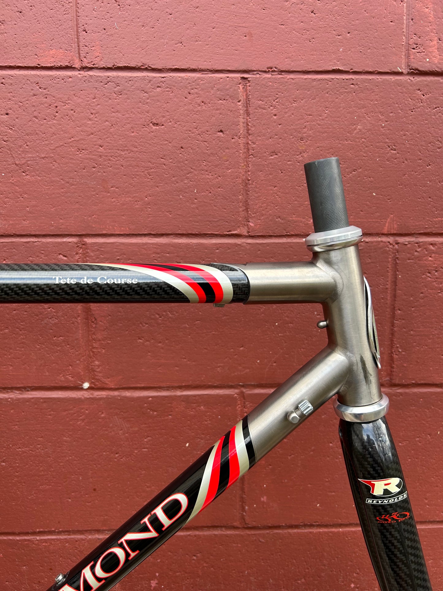 2003 53cm Lemond Tete De Course Titanium Lugged Carbon Frameset