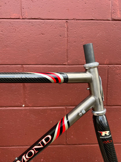 2003 53cm Lemond Tete De Course Titanium Lugged Carbon Frameset