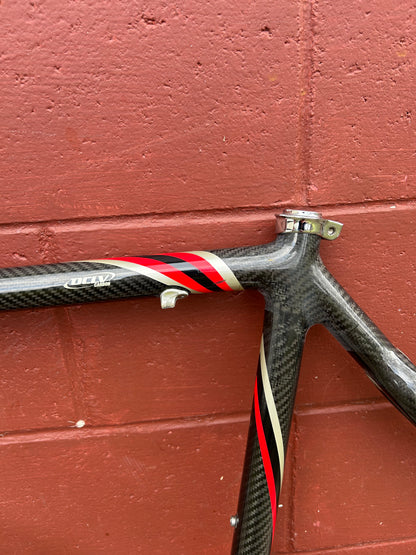 2003 53cm Lemond Tete De Course Titanium Lugged Carbon Frameset