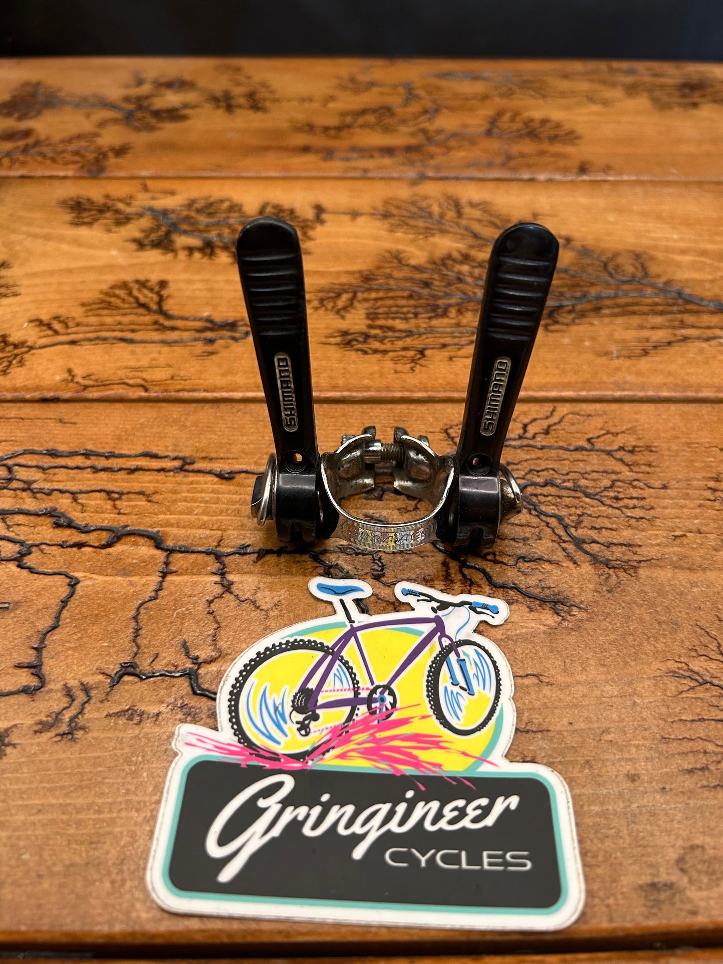 Shimano Dura Ace 1st Generation SL-101 Black Downtube Shifters