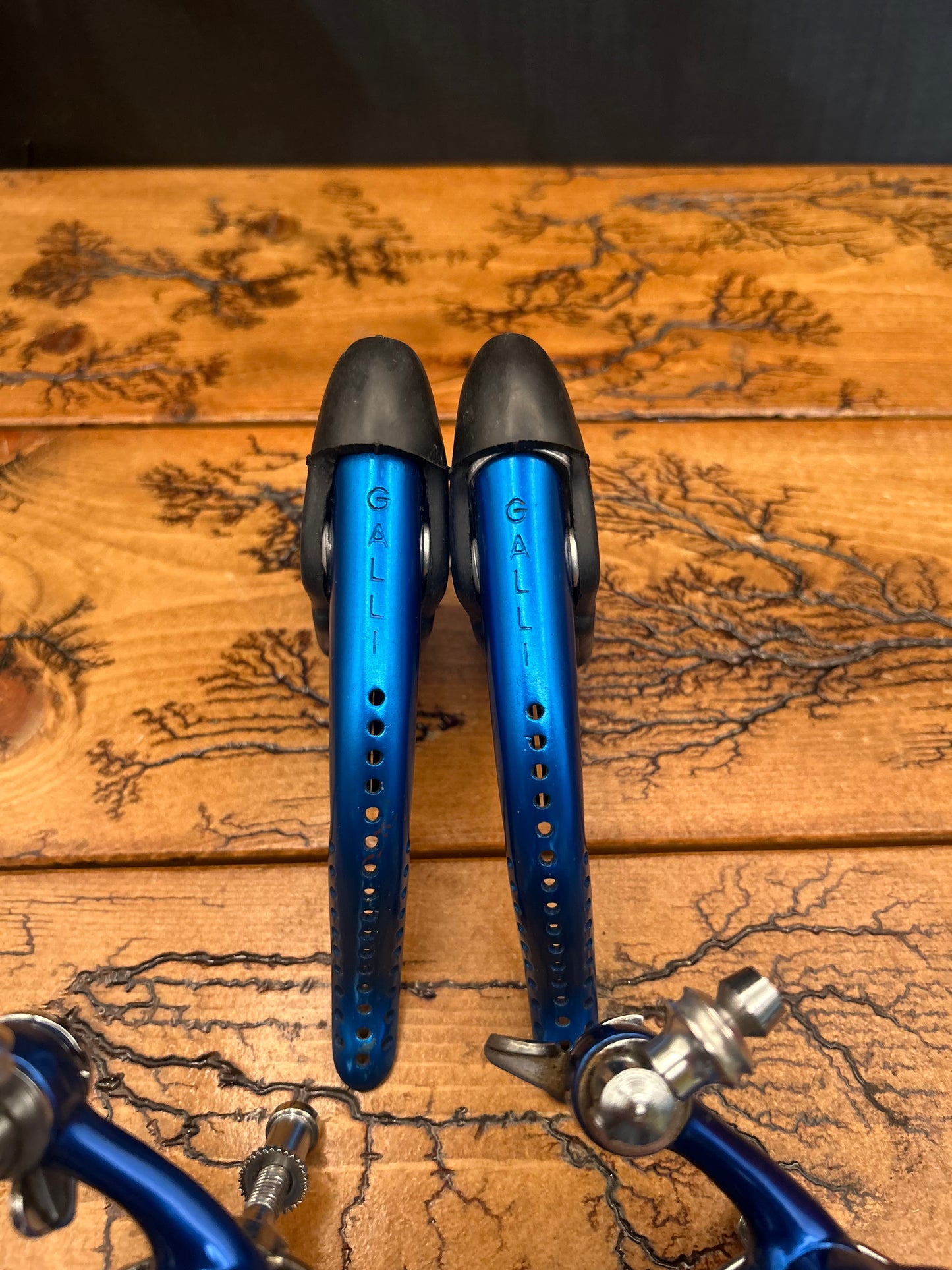 Galli Criterium Blue Anodized Brake Levers And Aerodynamic KL Brakes