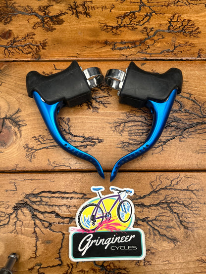 Galli Criterium Blue Anodized Brake Levers And Aerodynamic KL Brakes