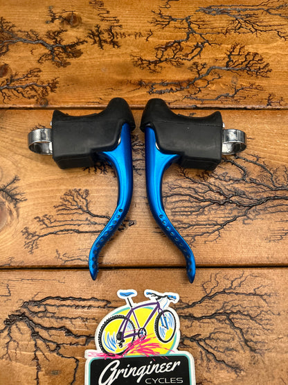 Galli Criterium Blue Anodized Brake Levers And Aerodynamic KL Brakes
