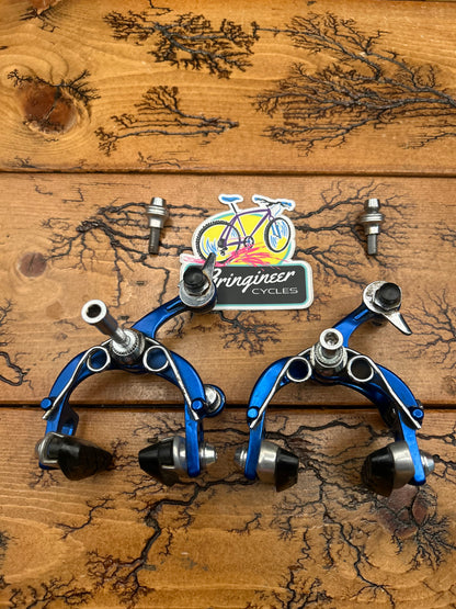 Galli Criterium Blue Anodized Brake Levers And Aerodynamic KL Brakes