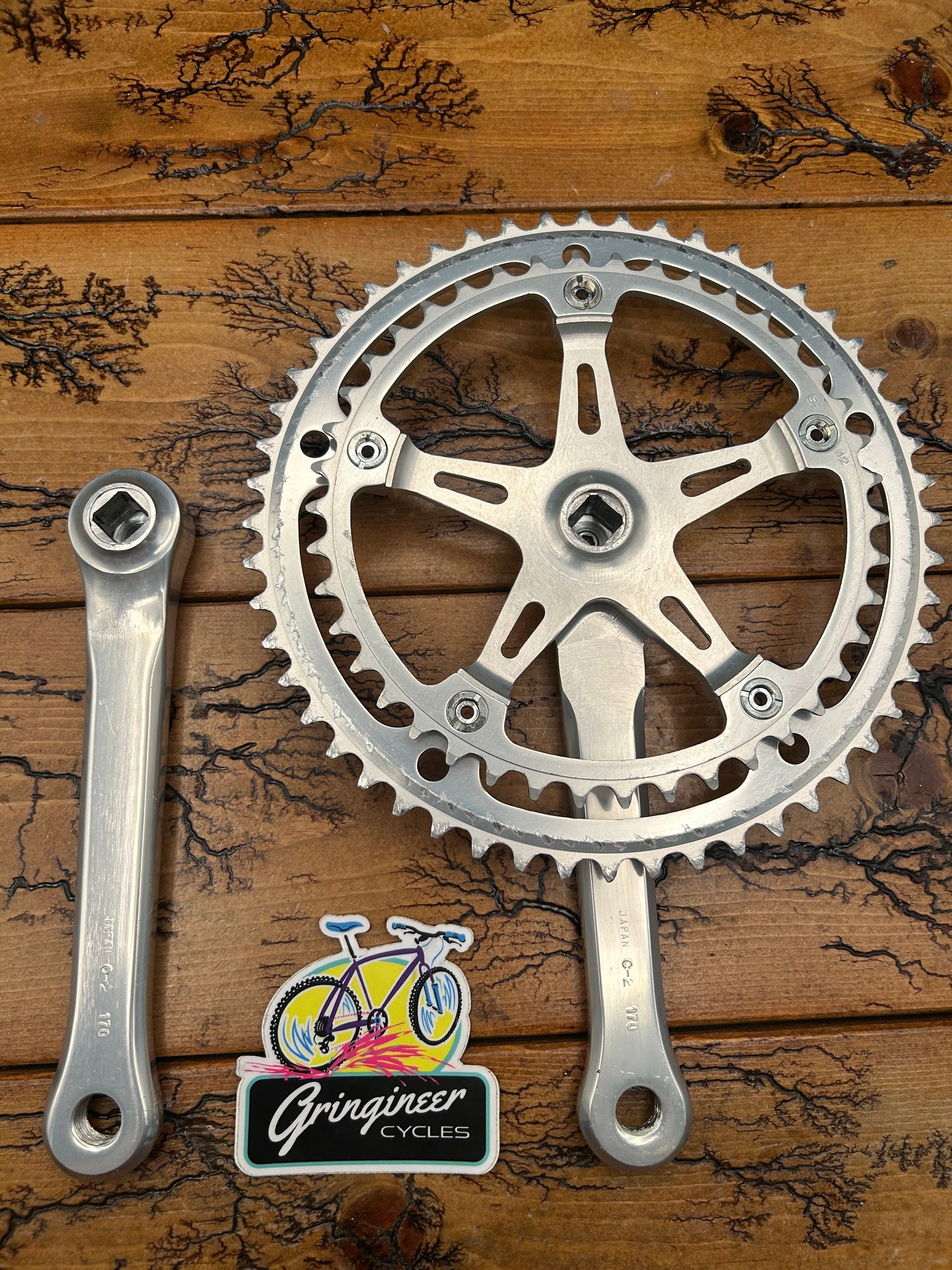 Suntour Superbe CW-1000 52/42 170mm Crankset