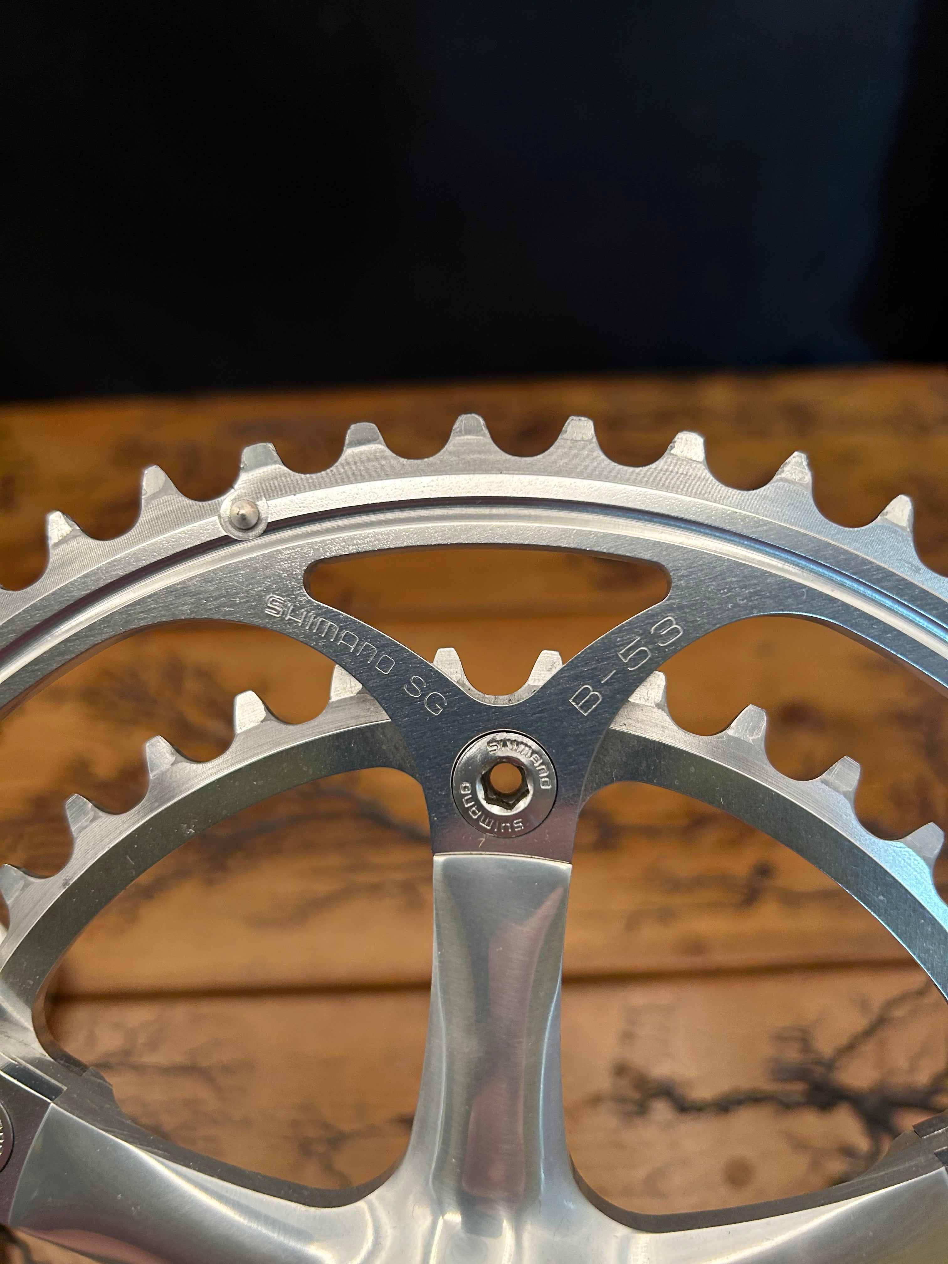 SHIMANOシマノデュラエース クランクFC-7410 53-39 Shimano Dura Ace FC-7410 53/39 175mm Crankset – Gringineer Cycles