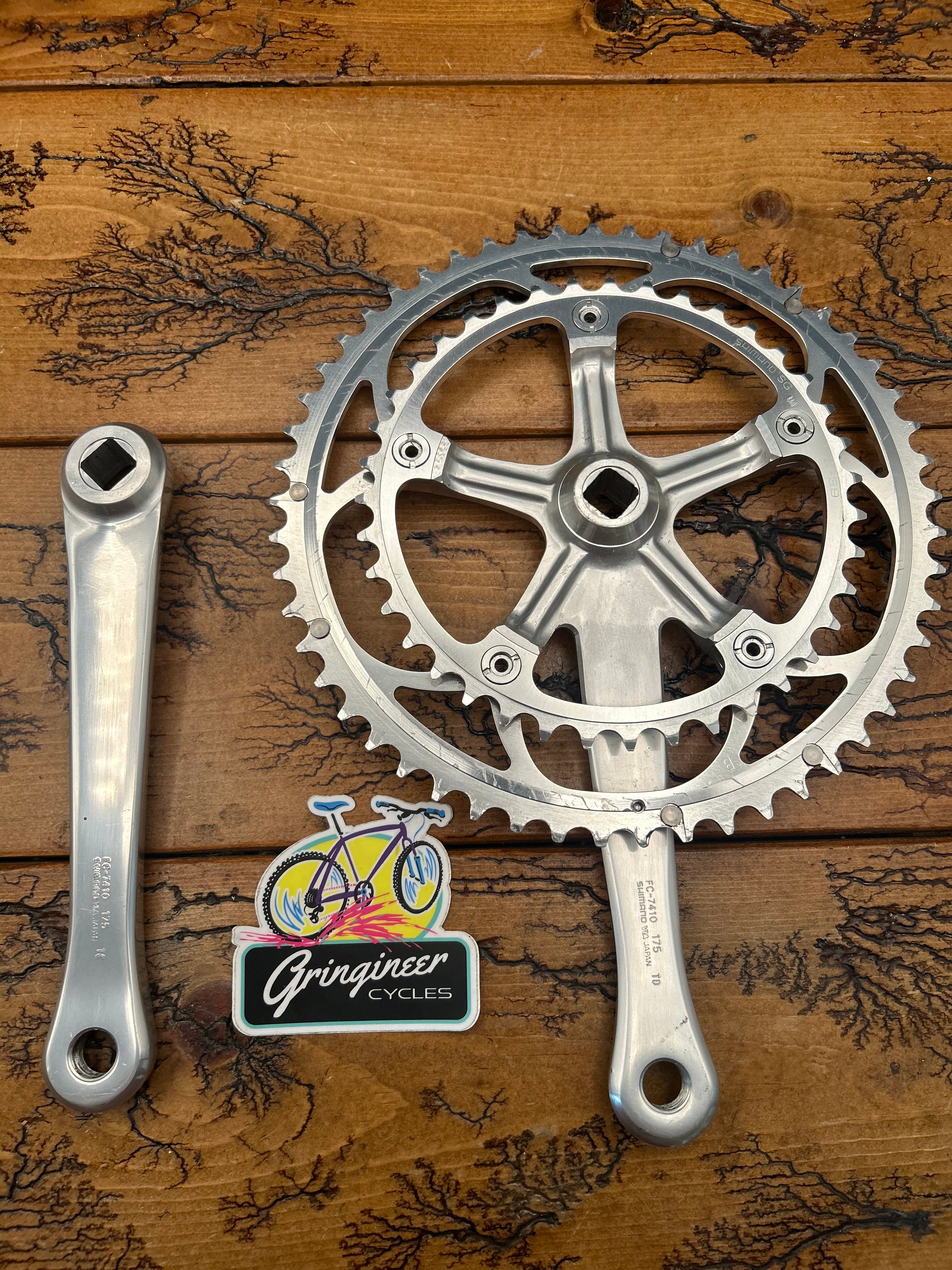Shimano Dura Ace FC-7410 53/39 175mm Crankset – Gringineer Cycles