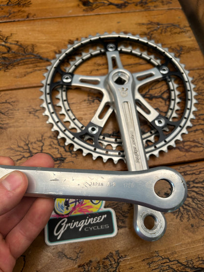 Sugino Super Mighty Competition 52/42 Drilled Chainrings 172.5mm Crankset