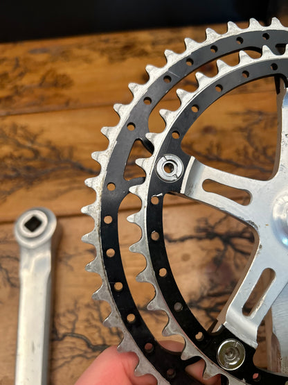 Sugino Super Mighty Competition 52/42 Drilled Chainrings 172.5mm Crankset