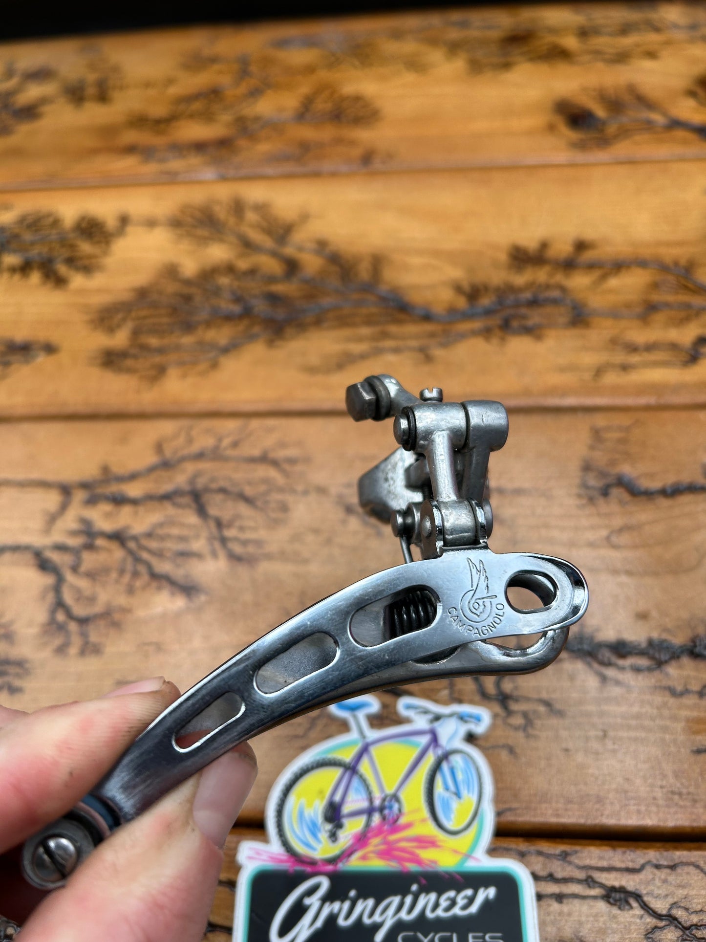 Campagnolo 1978 Record 4 Hole Clamp On Front Derailleur