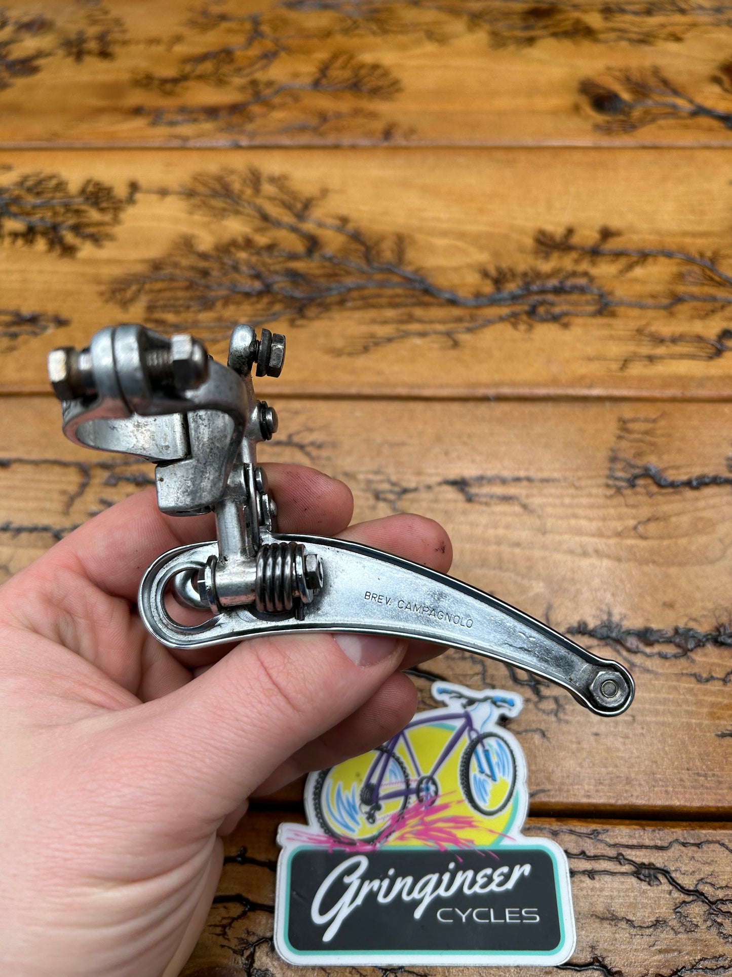 Campagnolo 1978 Record 4 Hole Clamp On Front Derailleur